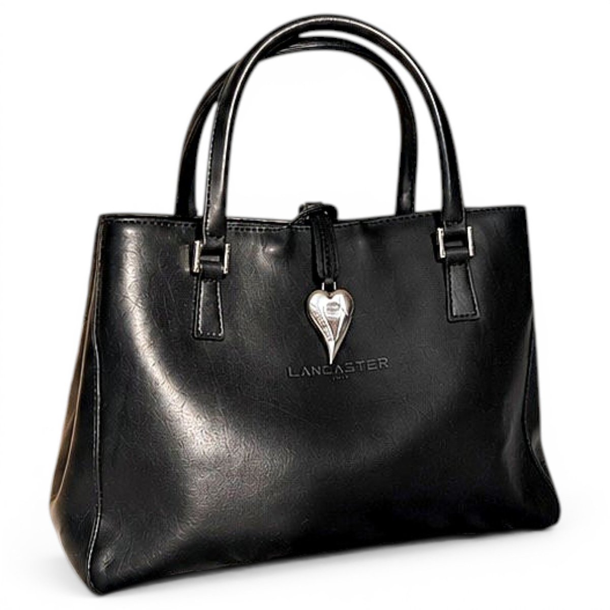 Patent leather handbag