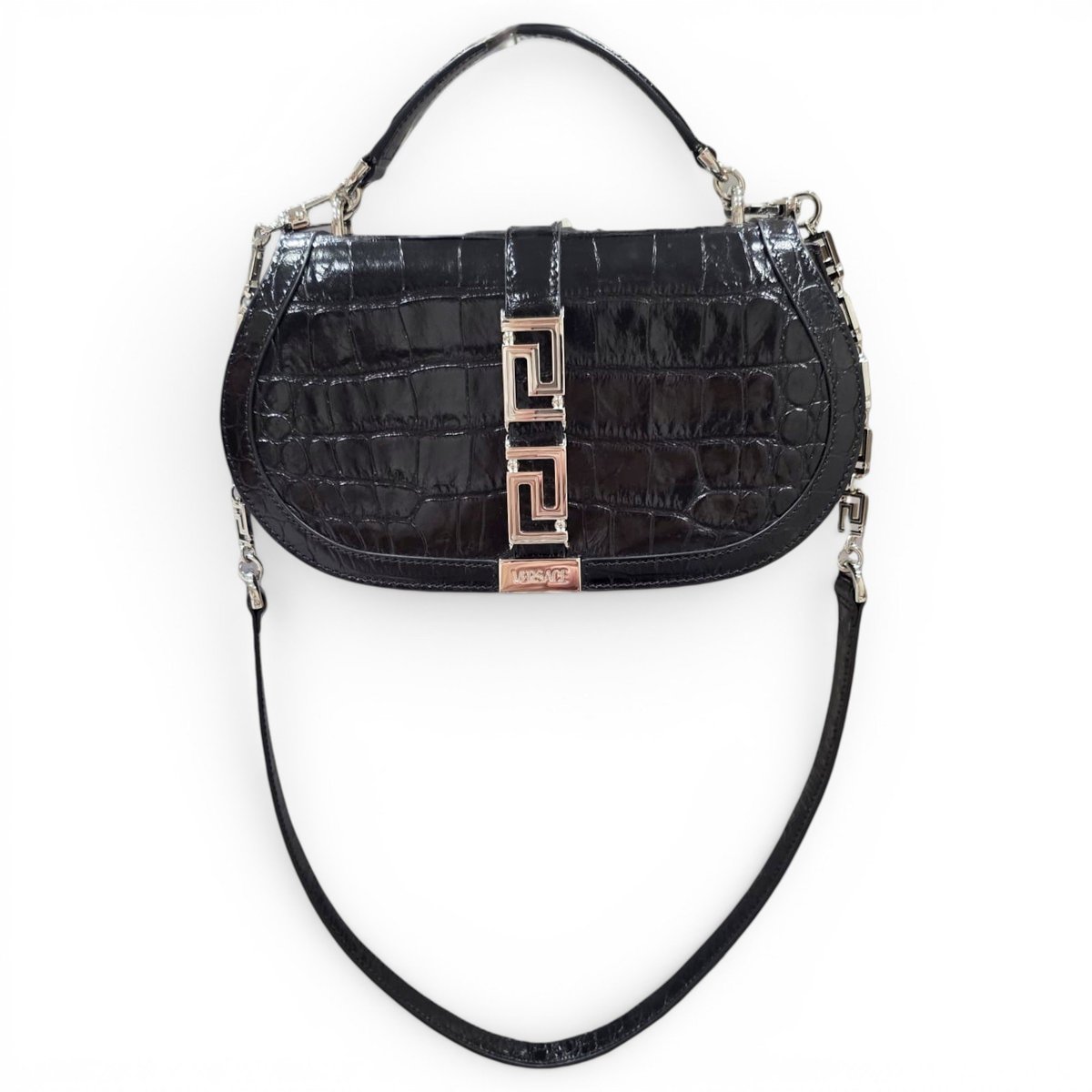 Greca Goddess leather handbag