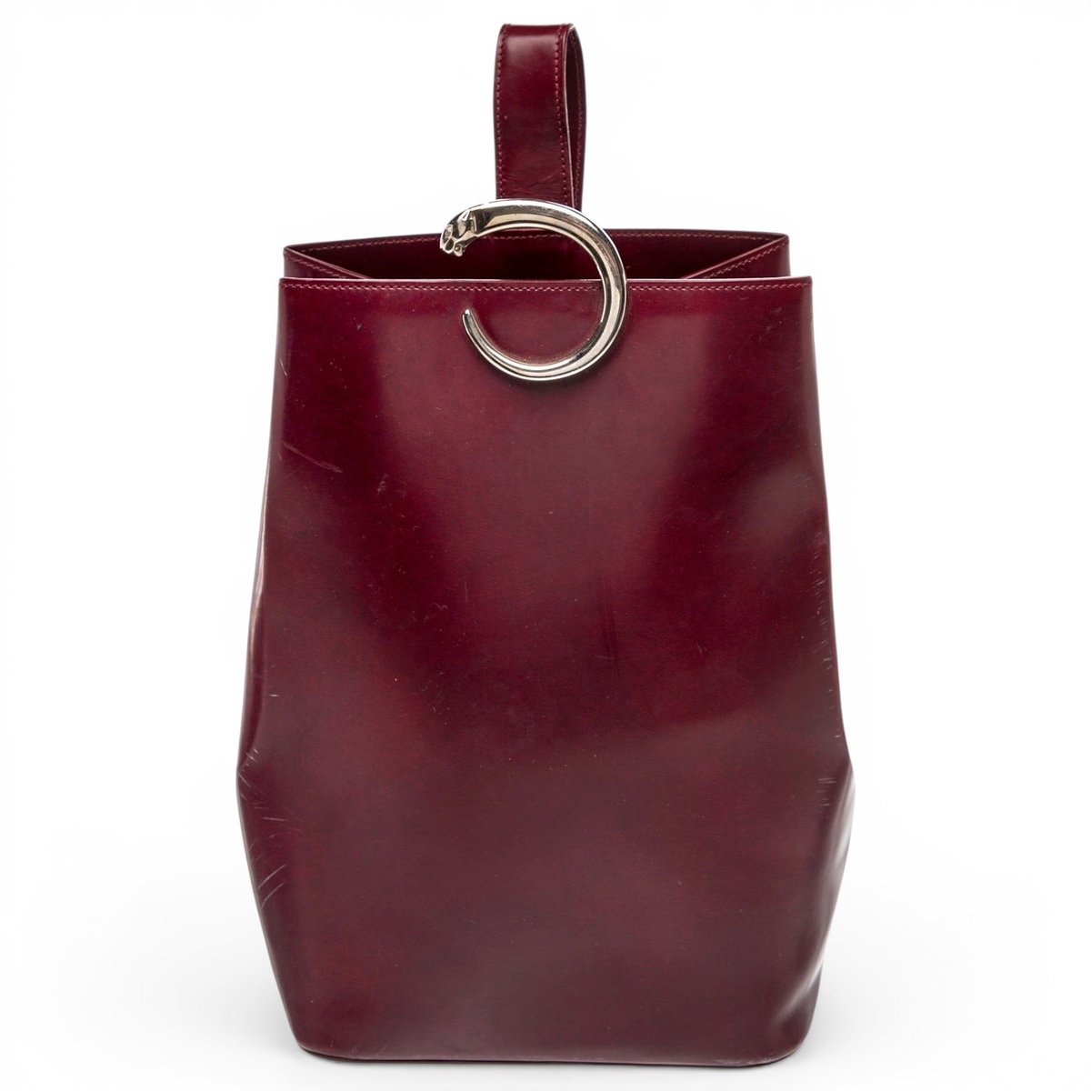 Panthère leather backpack
