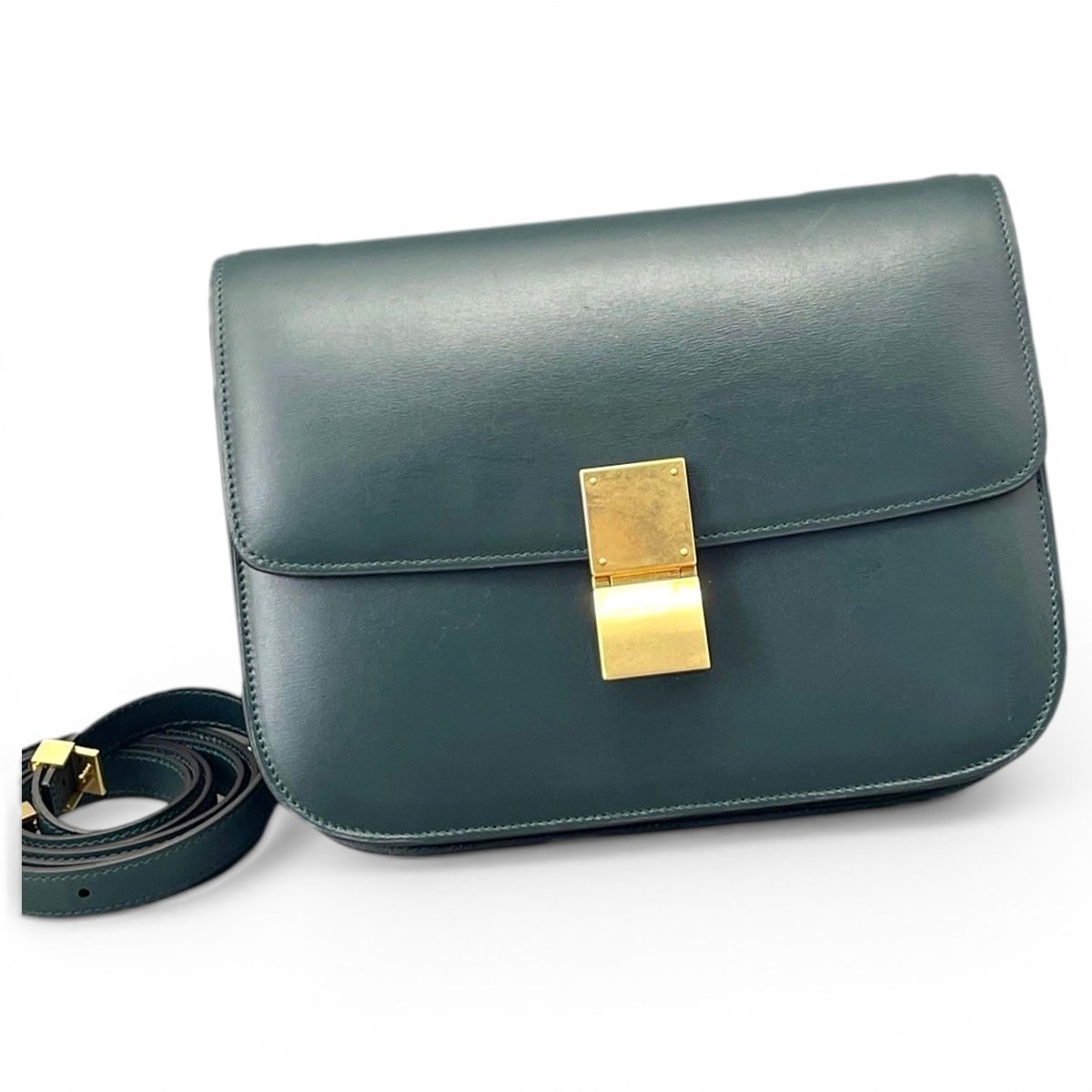 Classic leather handbag
