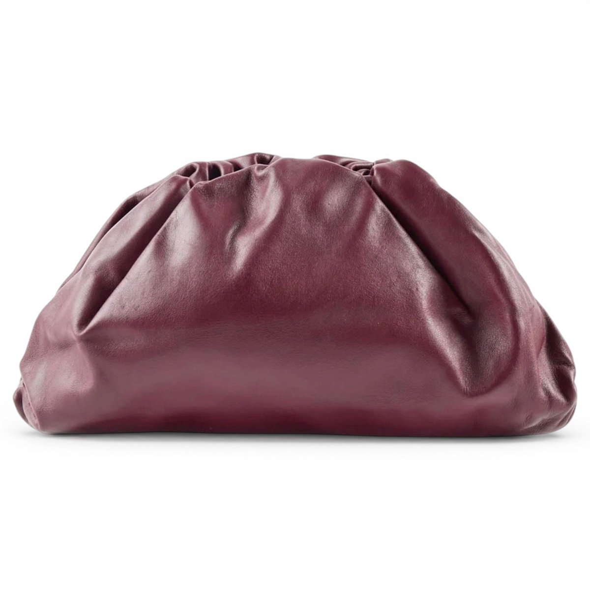 Pouch leather clutch bag