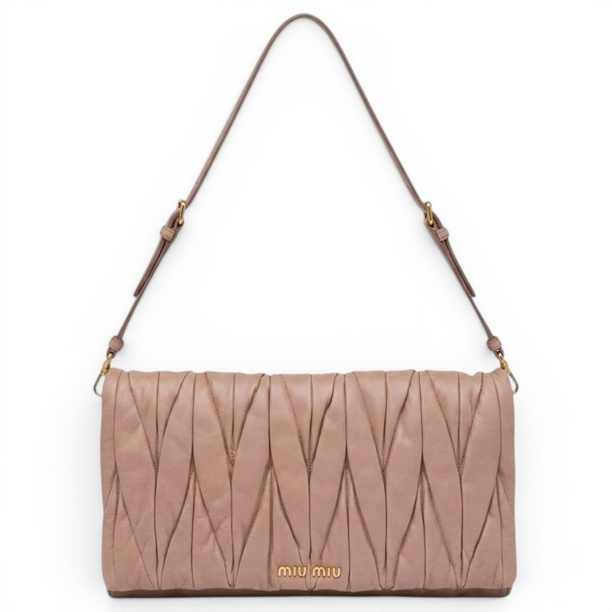 Miu Wander leather handbag
