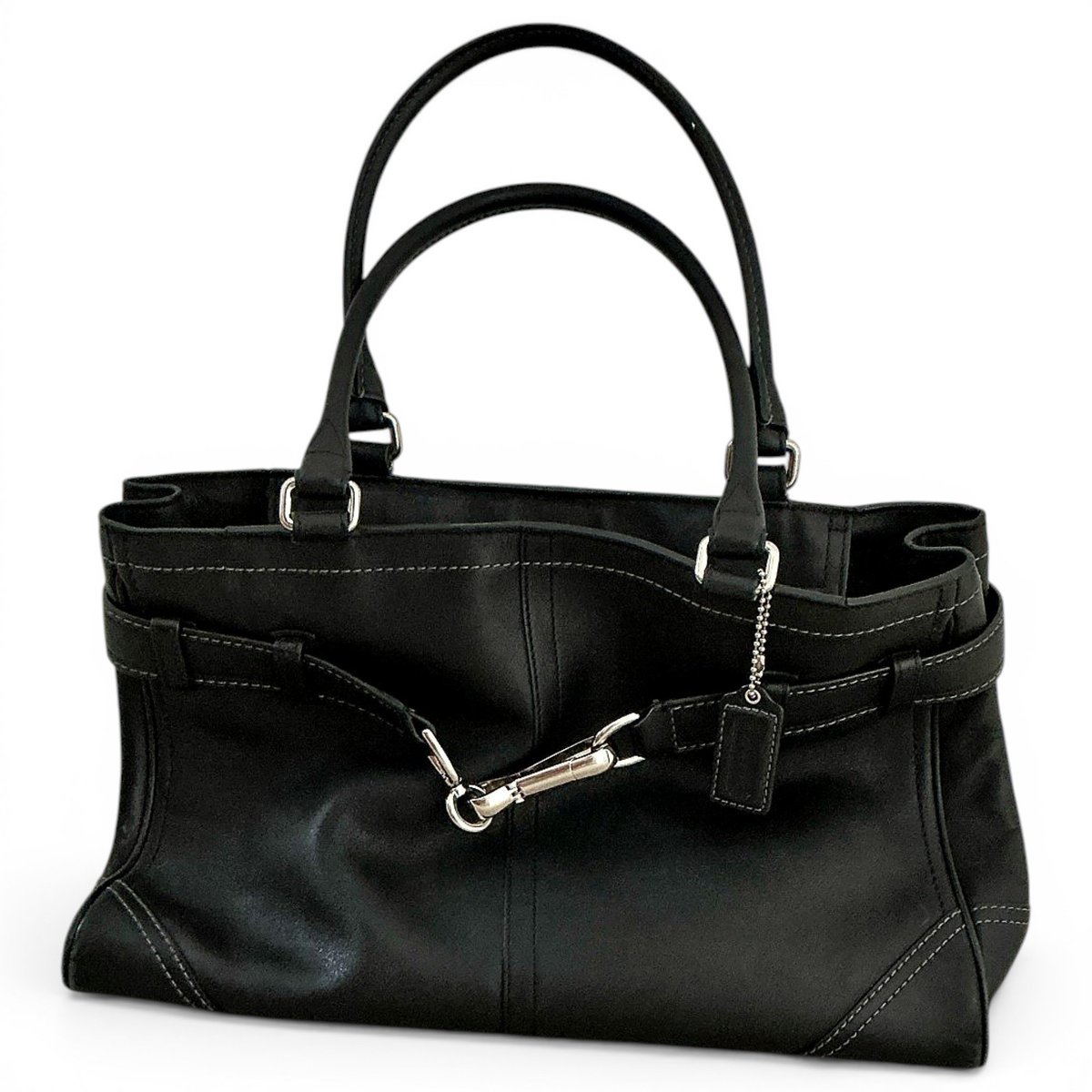 Leather tote