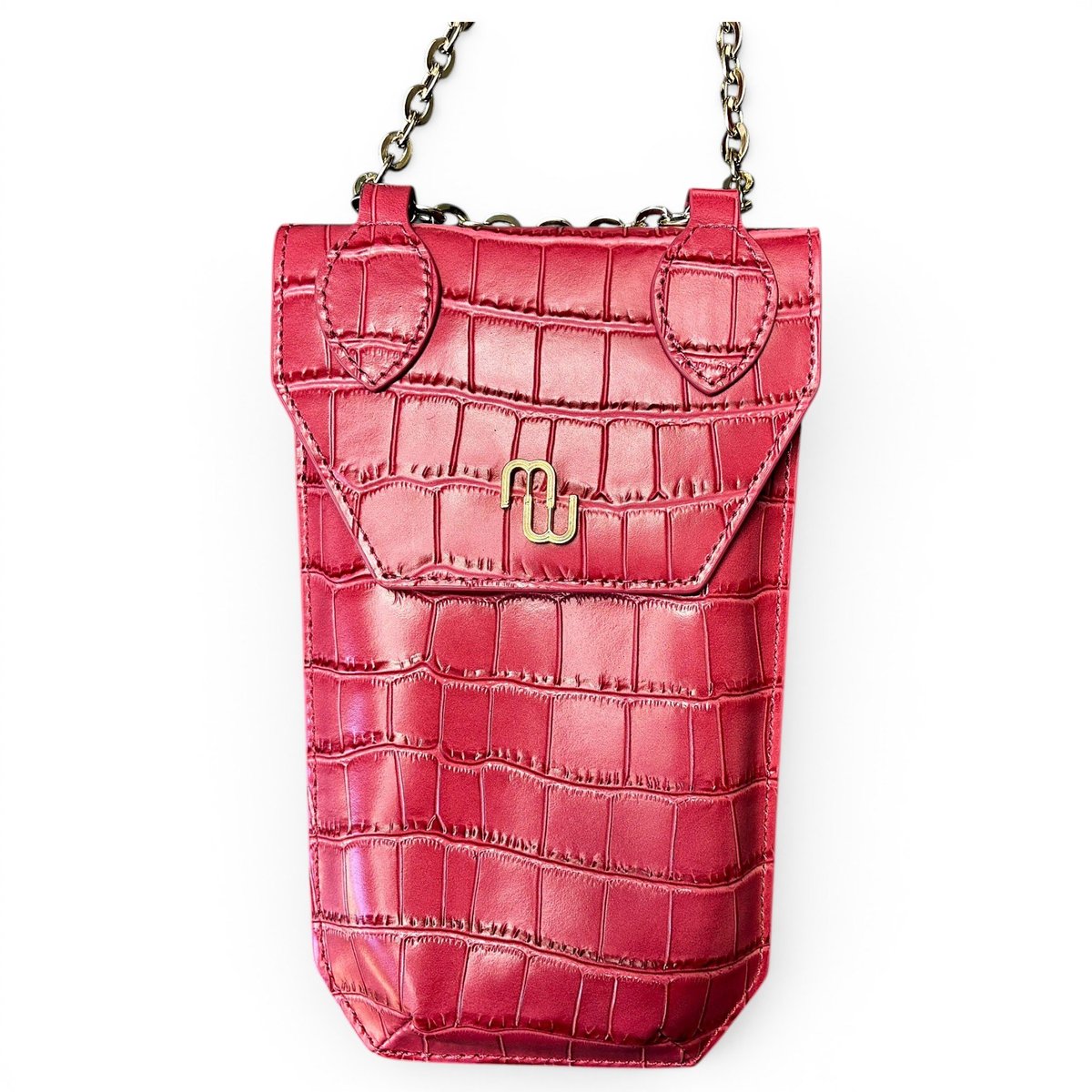 Sac M leather crossbody bag