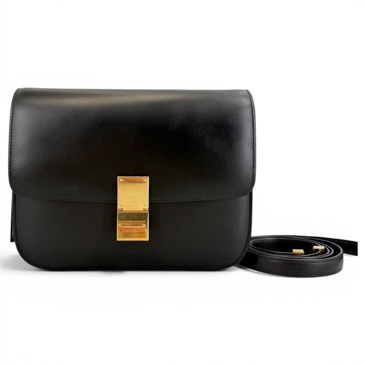 Classic leather handbag