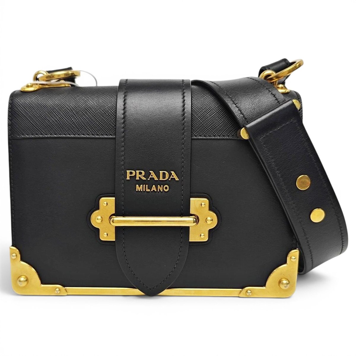 Cahier leather handbag