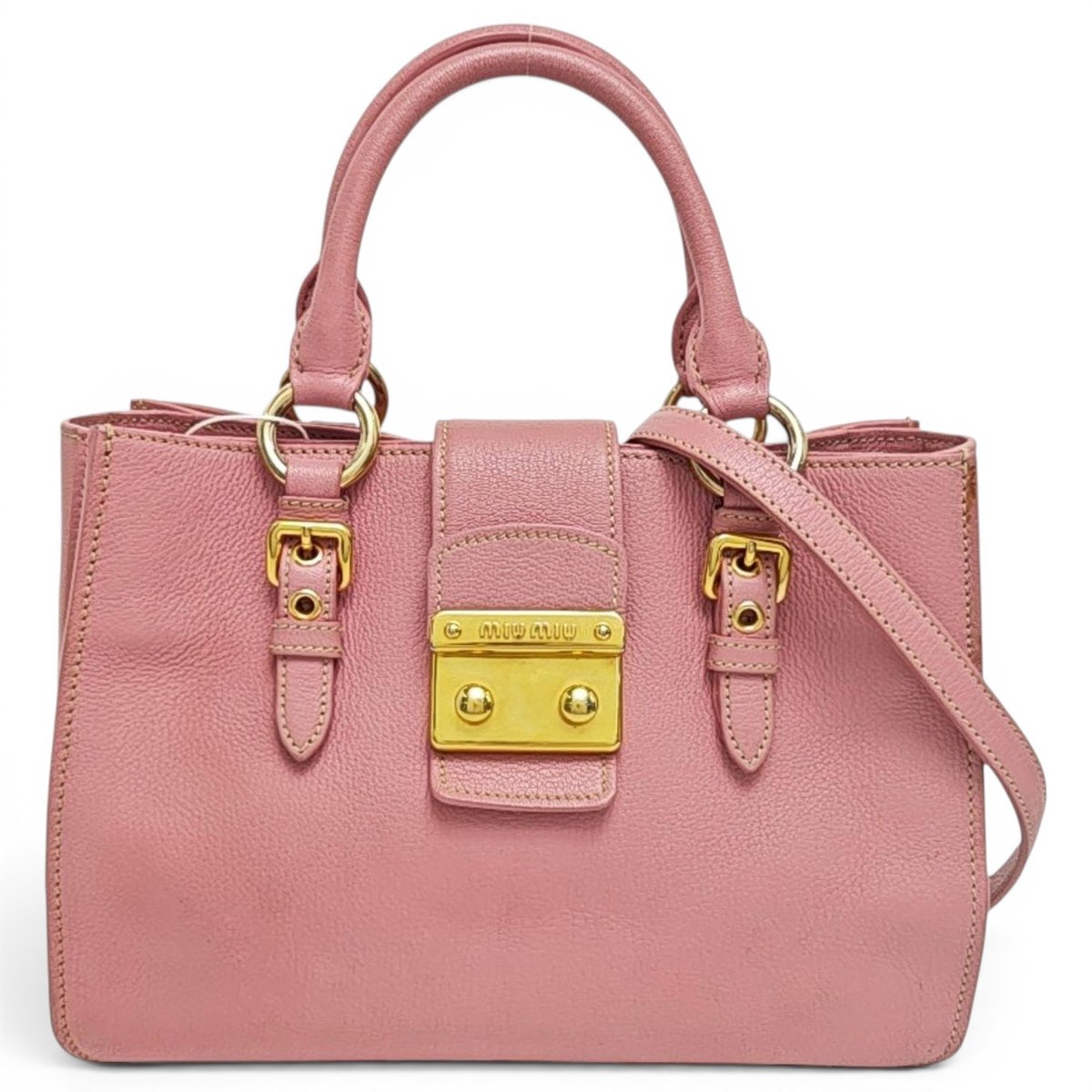 Madras leather crossbody bag