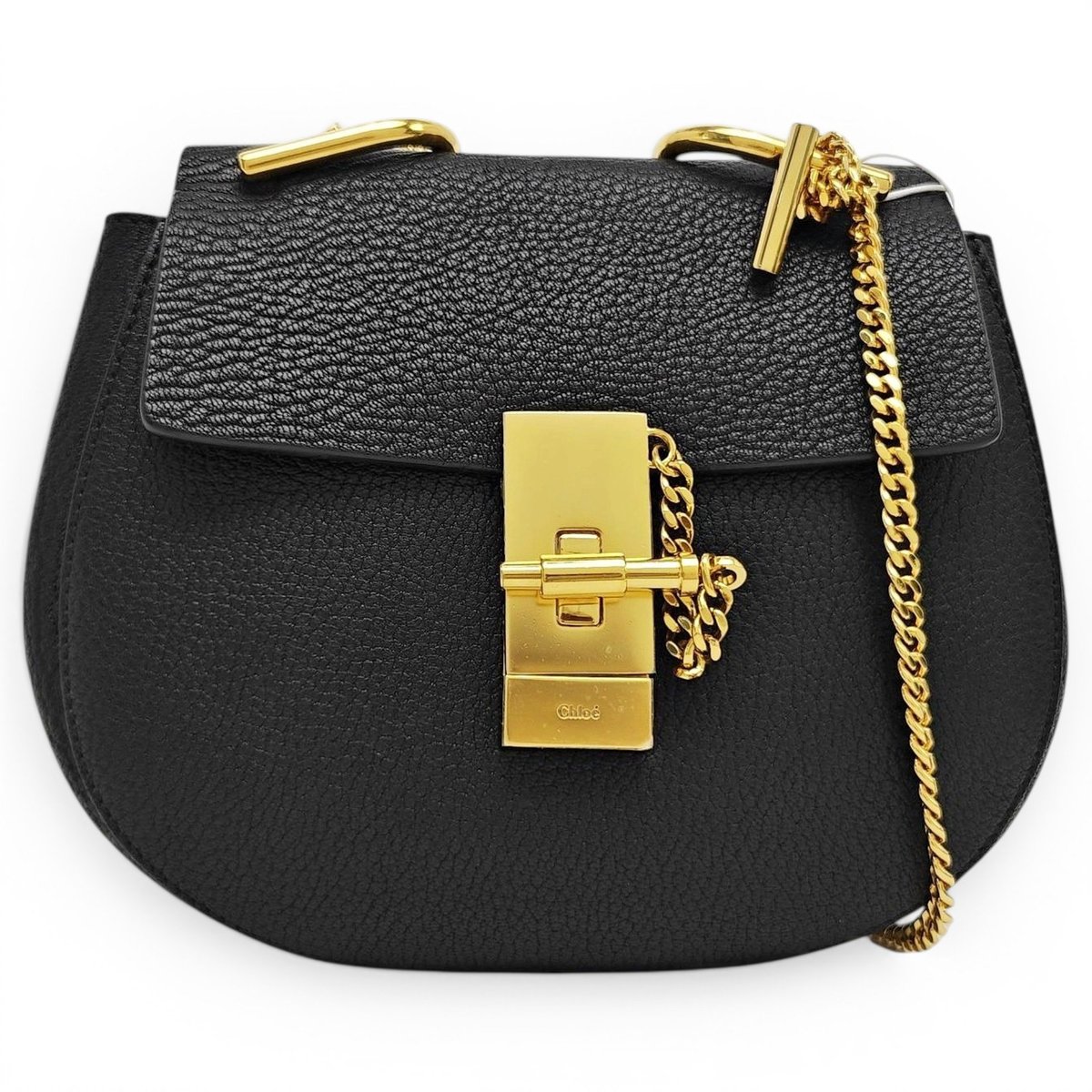 Drew leather handbag