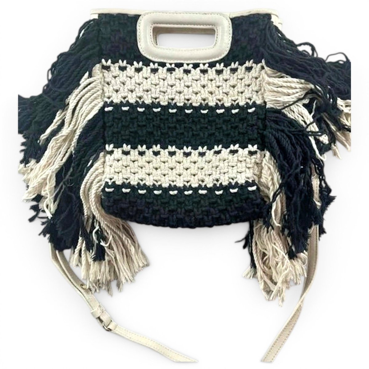 Sac M leather handbag