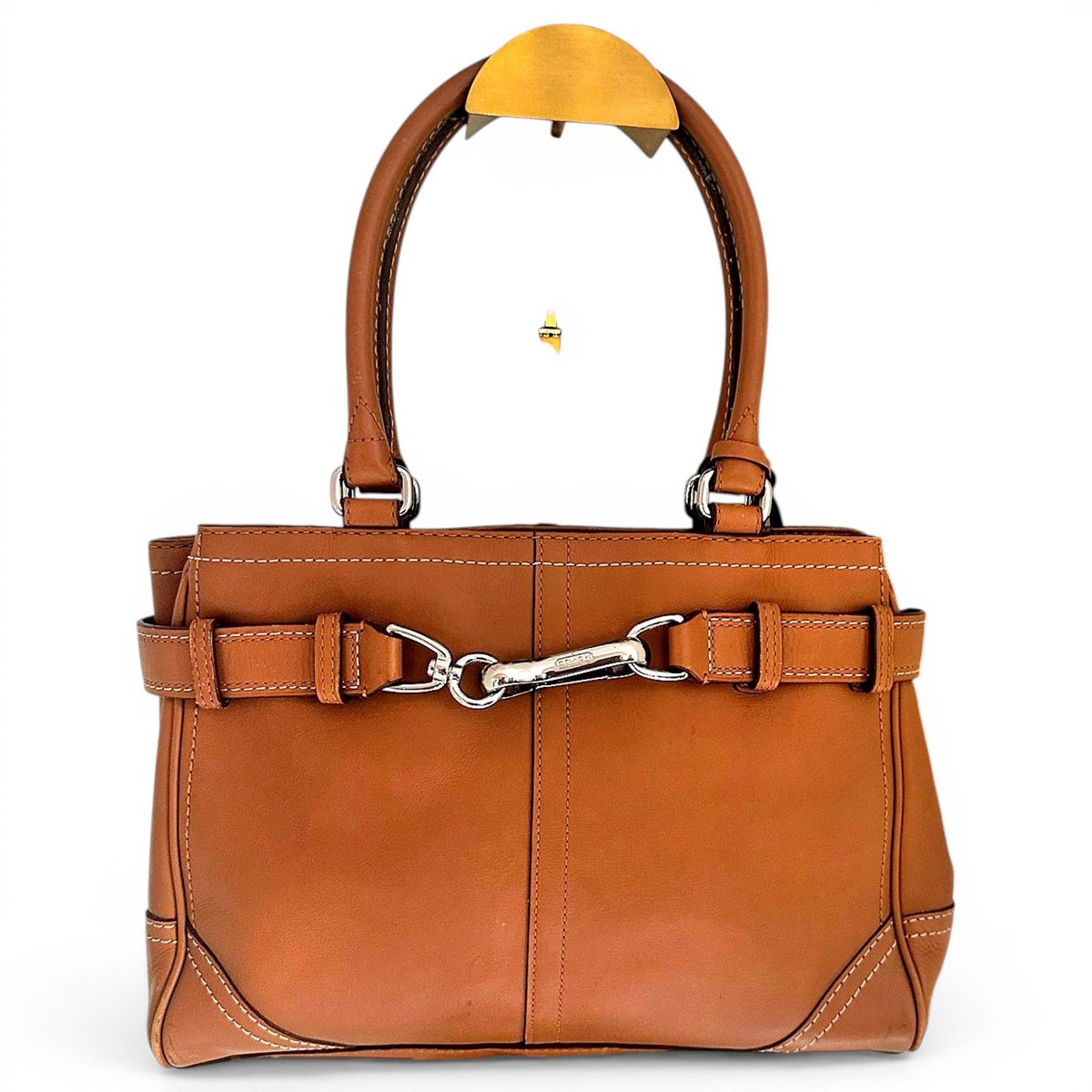 Leather handbag