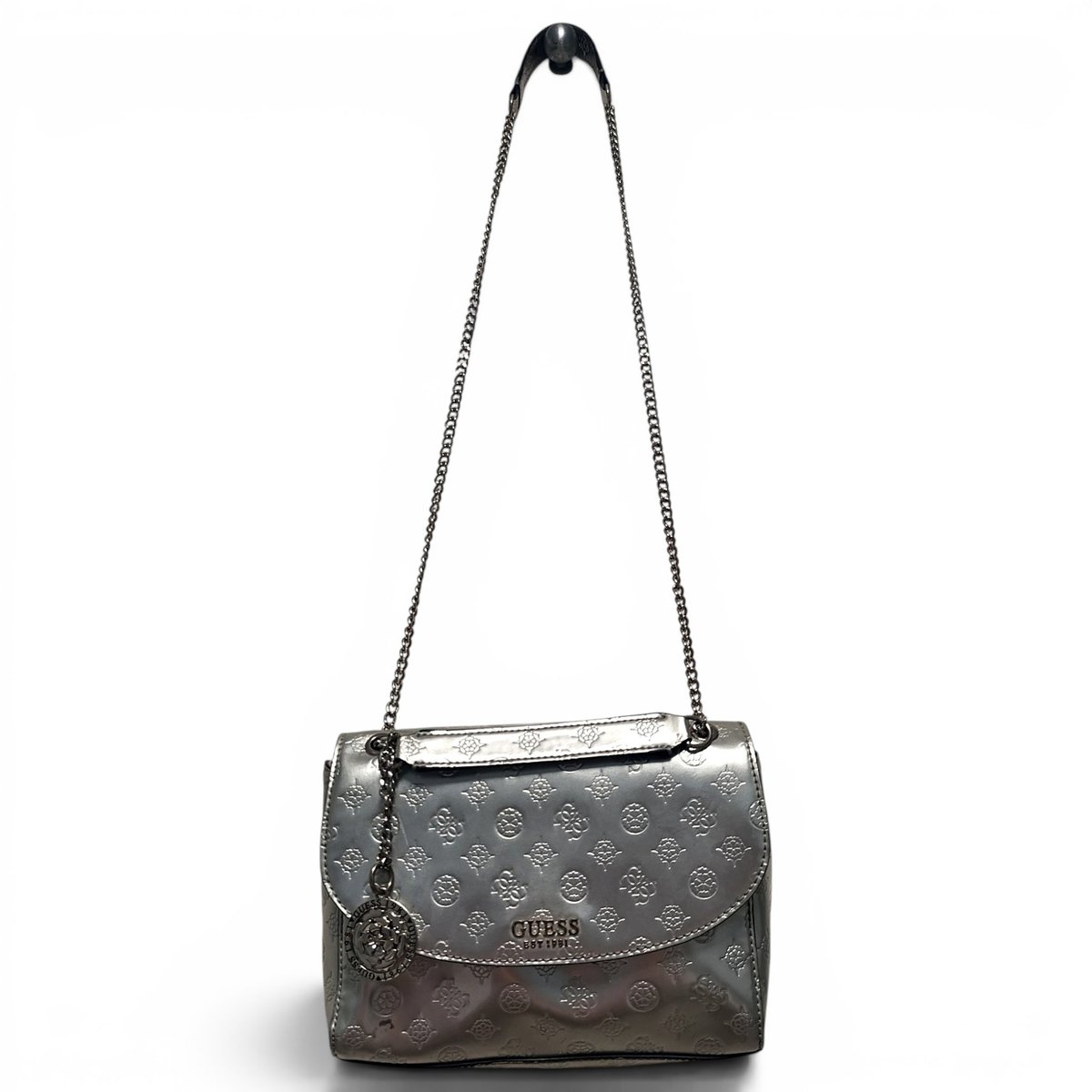 Patent leather handbag