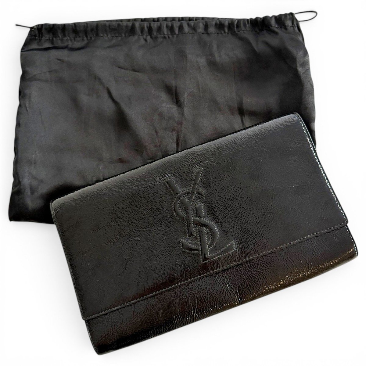 Belle de Jour leather clutch bag