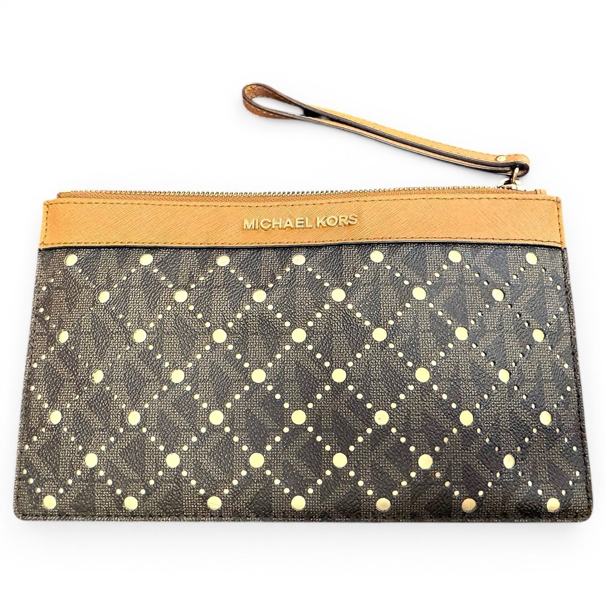 Brooklyn leather clutch bag