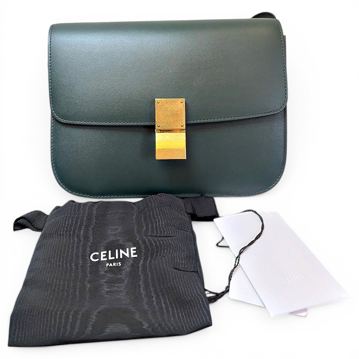 Classic leather handbag
