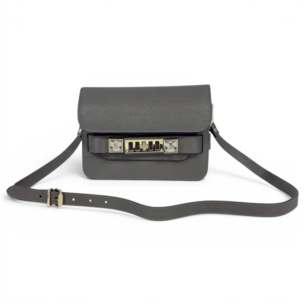 PS11 leather crossbody bag
