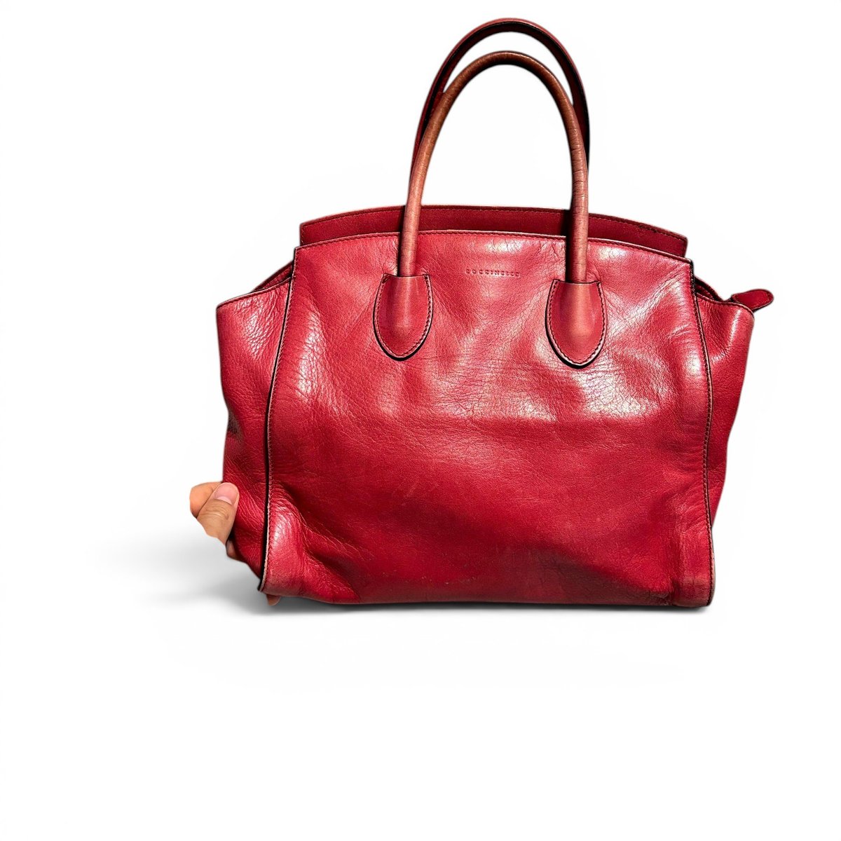 Leather handbag