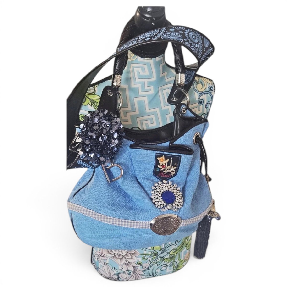 Brigitte Bardot tweed handbag