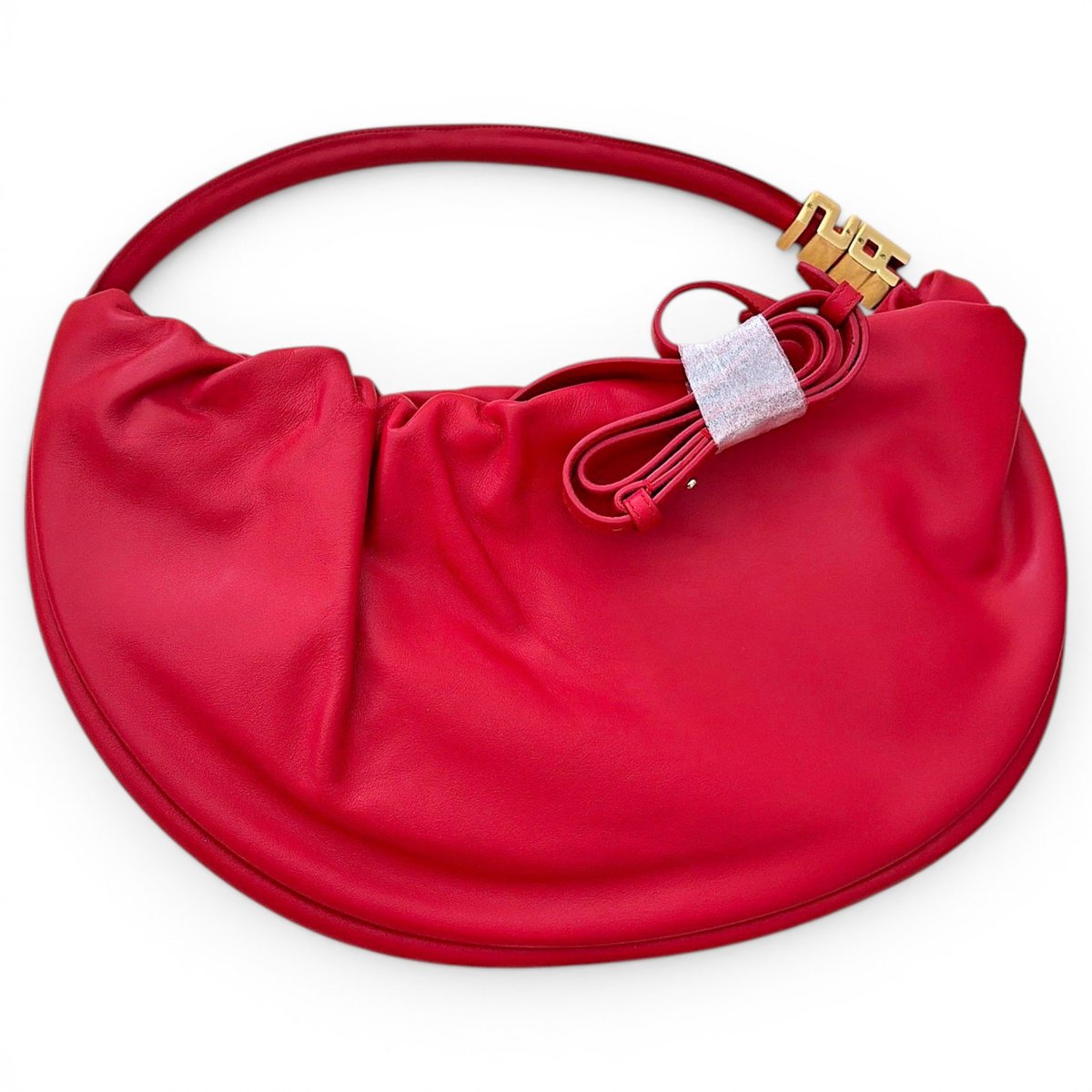 Domino leather handbag