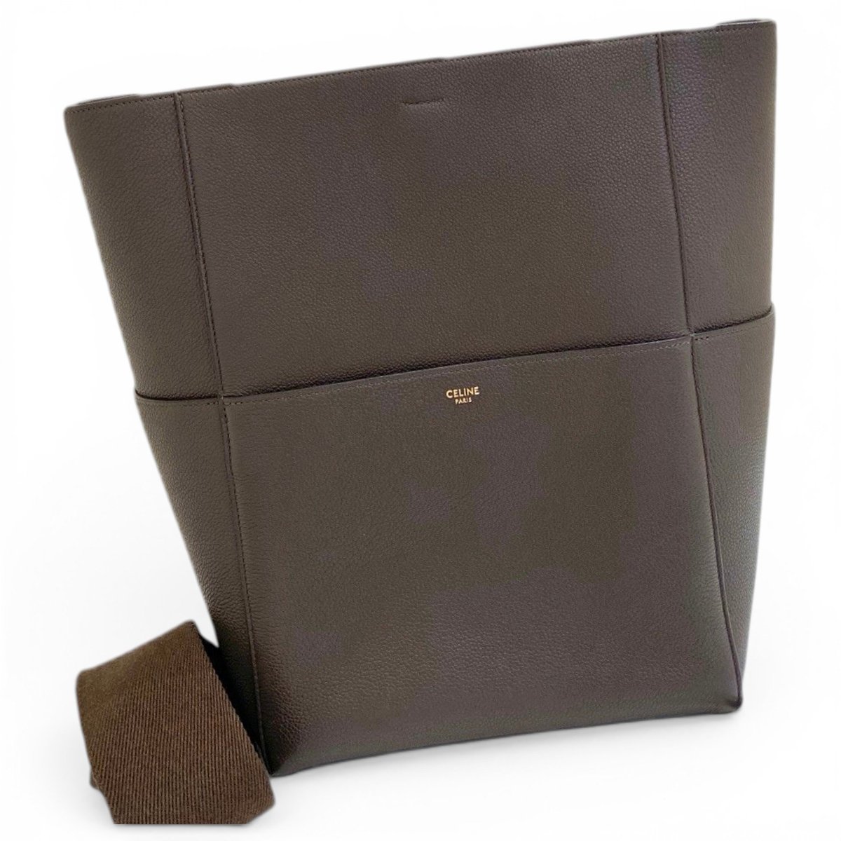 Seau Sangle leather handbag