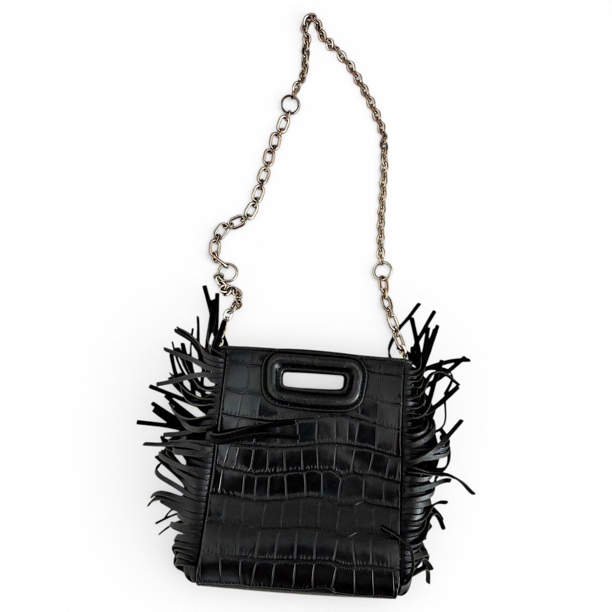 Sac M leather handbag