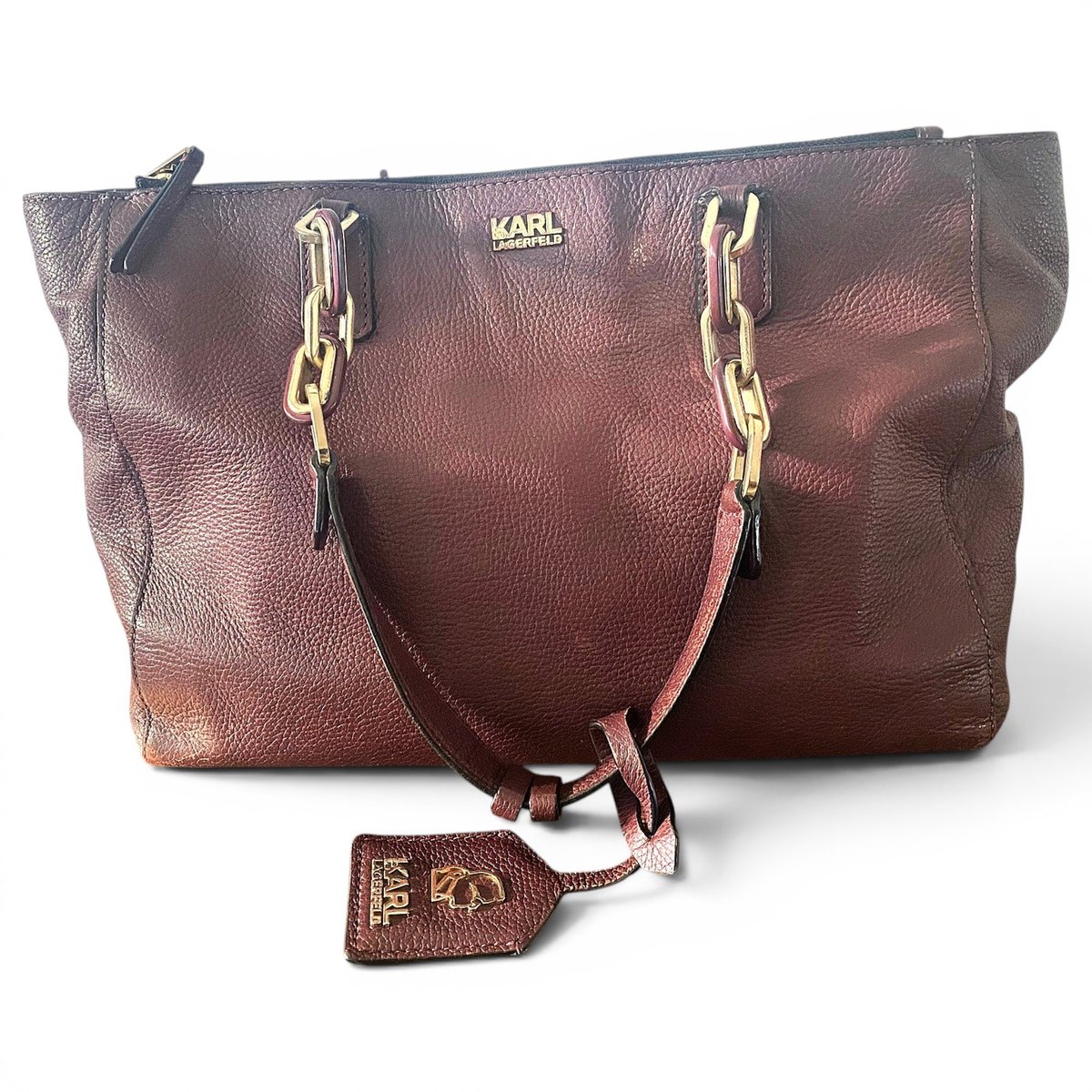 Leather handbag