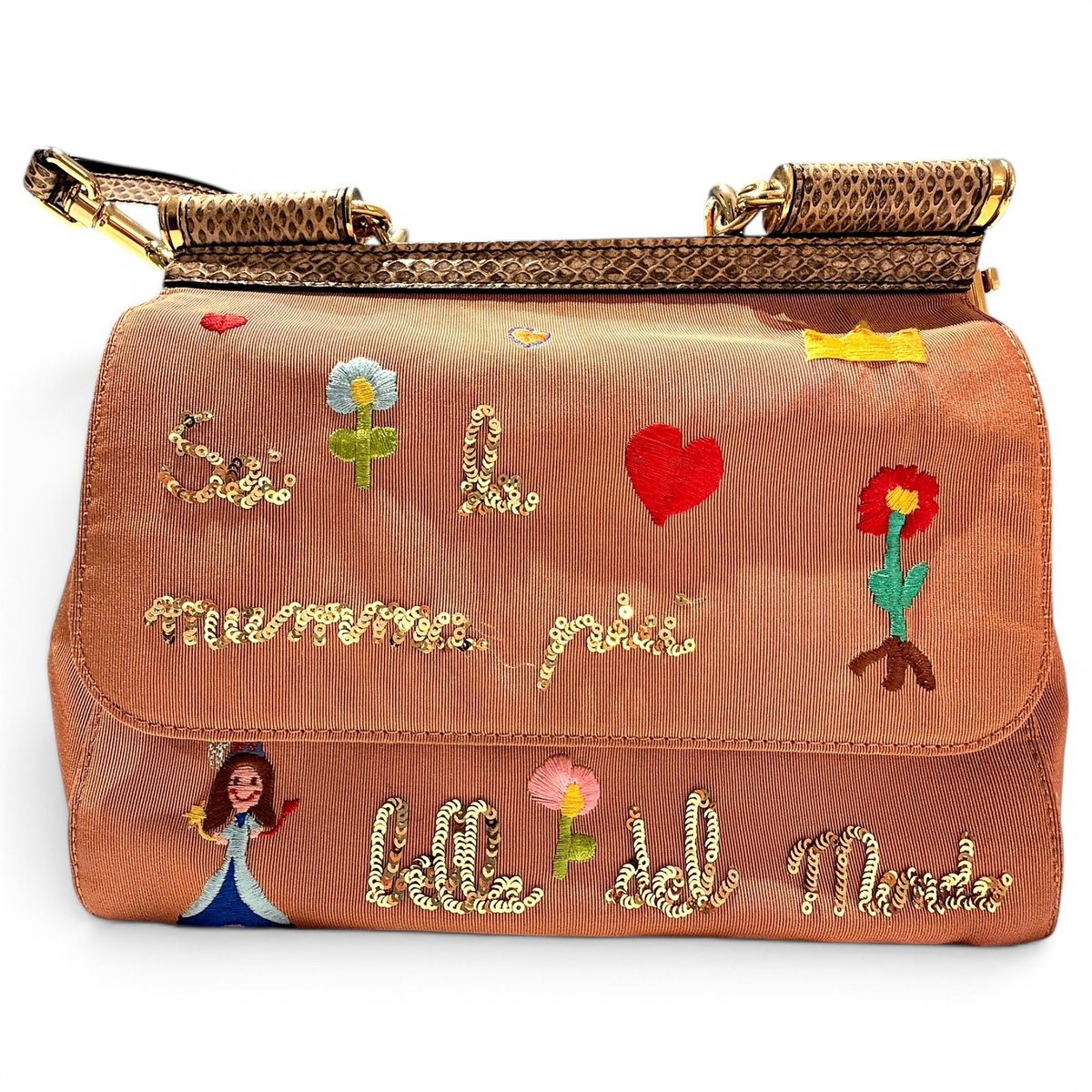 Sicily exotic leathers handbag