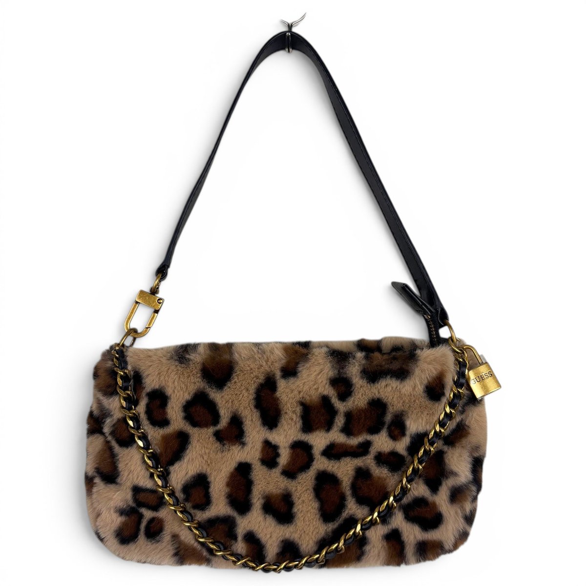 Faux fur handbag