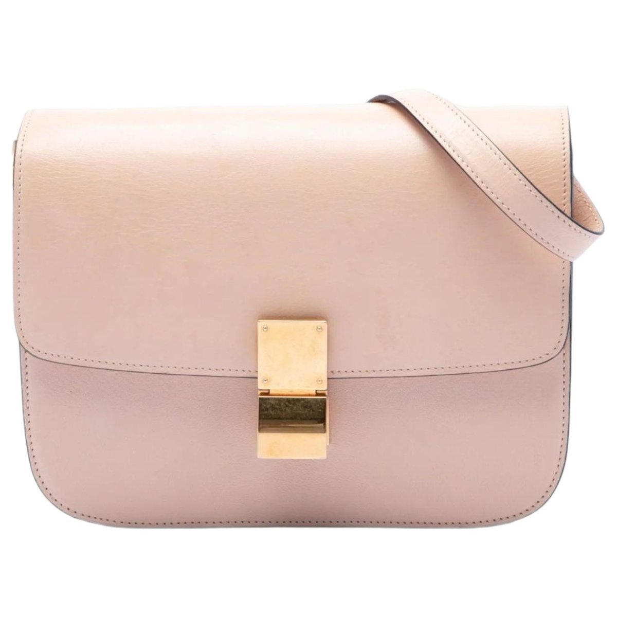 Classic leather crossbody bag