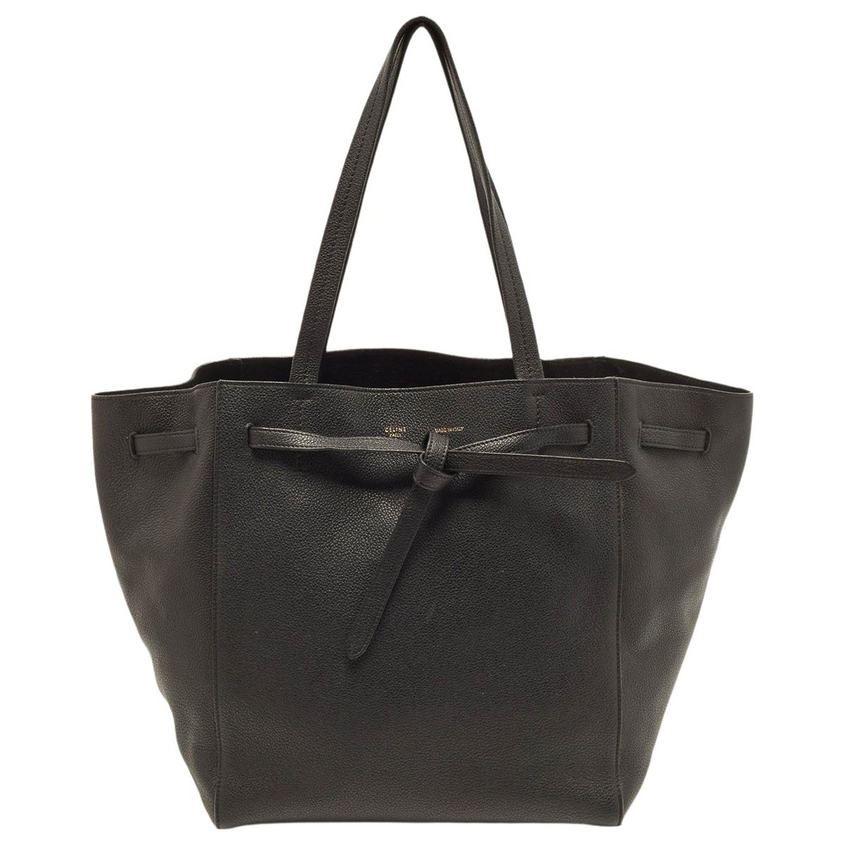 Cabas leather tote