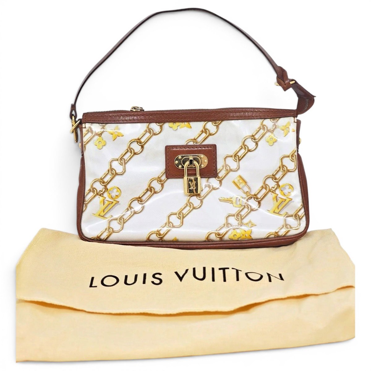 Pochette Accessoire leather handbag