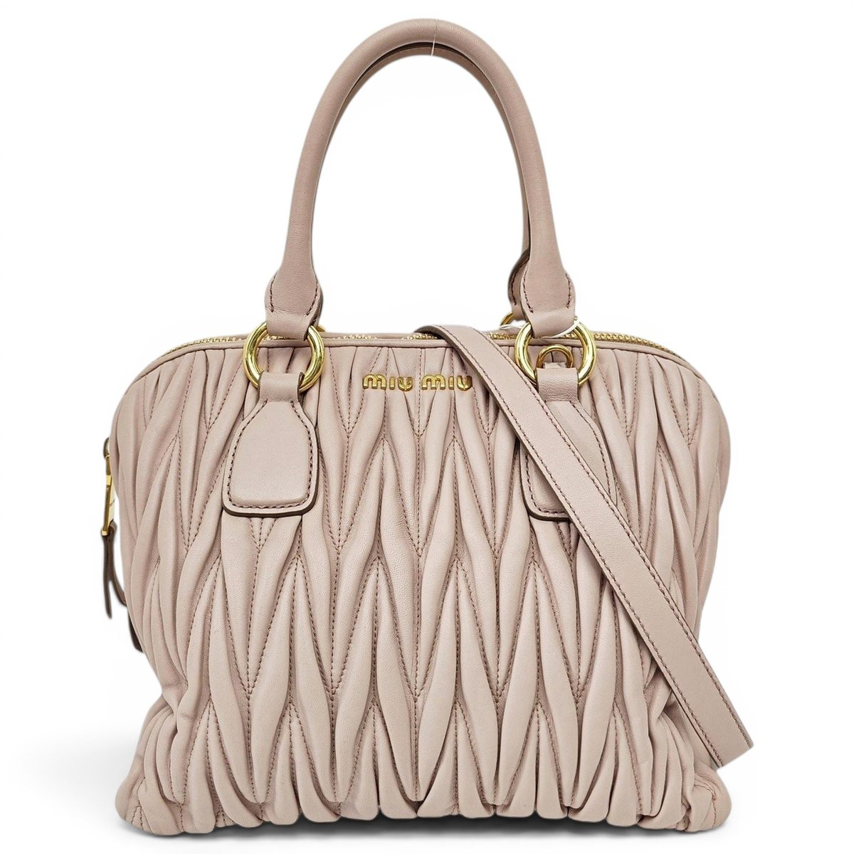 Madras leather handbag