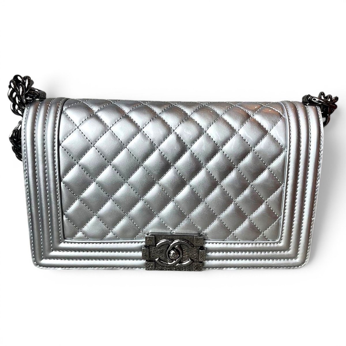 Boy leather crossbody bag