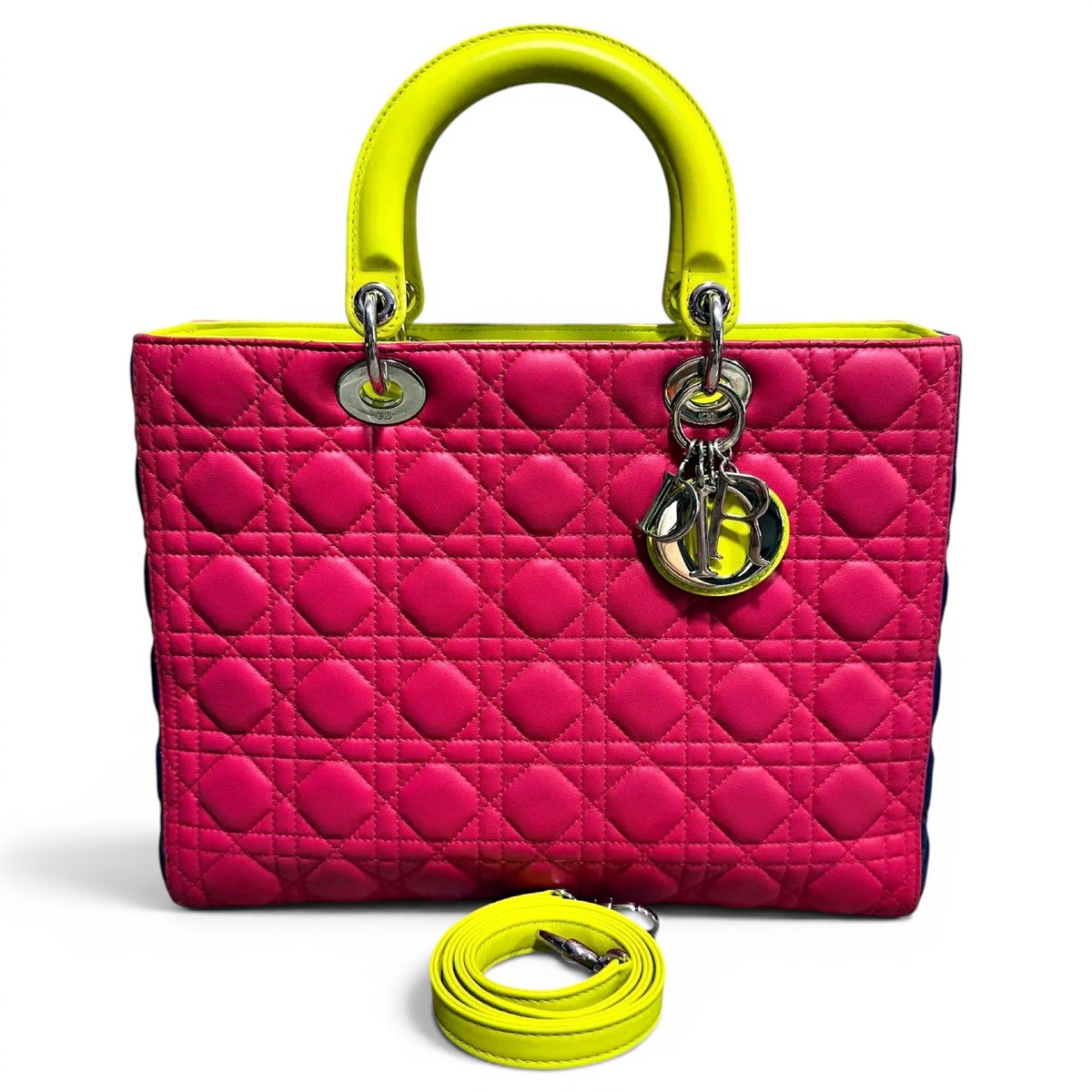 Lady Dior leather handbag