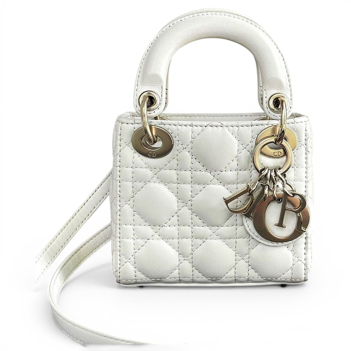 Lady Dior leather handbag