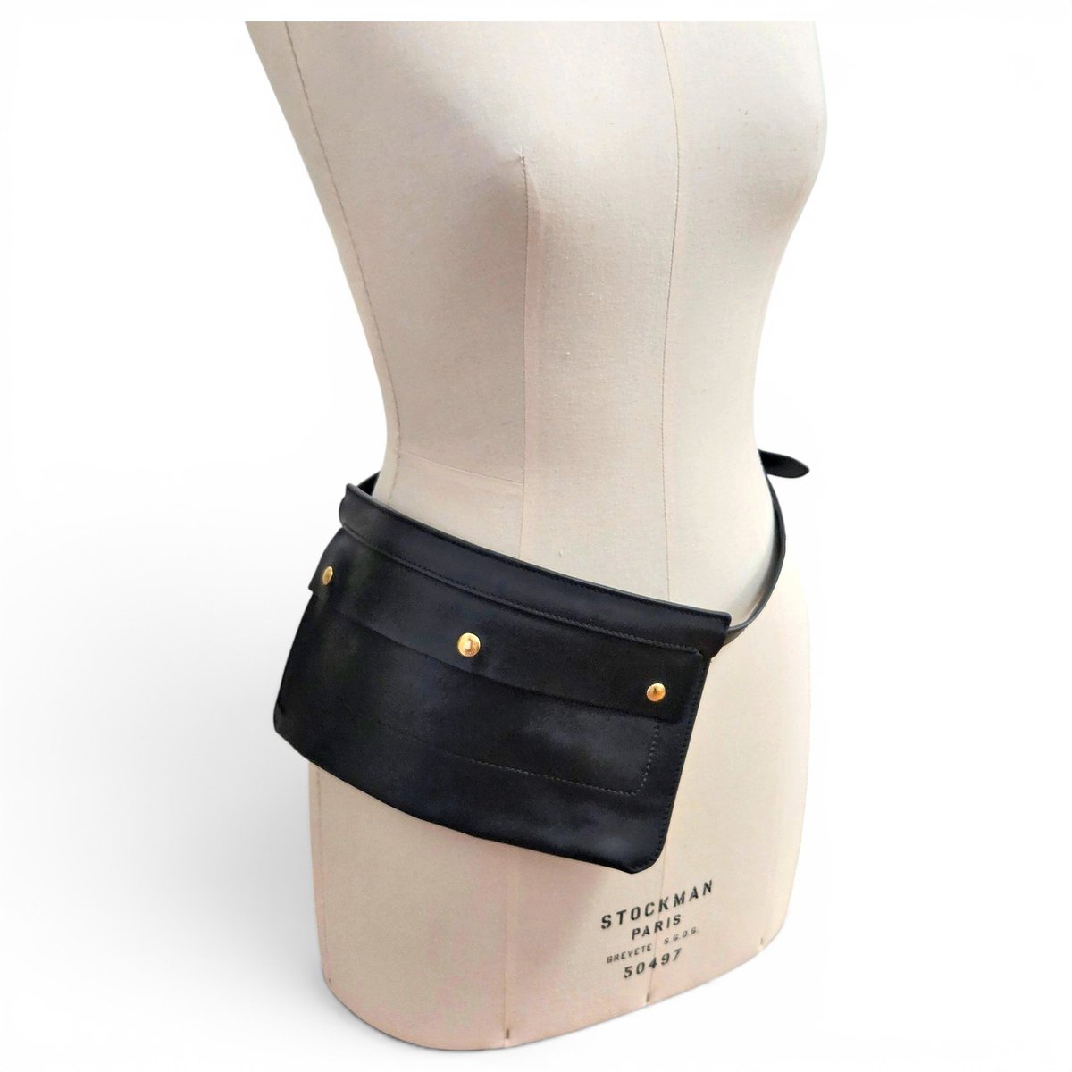 Bum Bag leather clutch bag