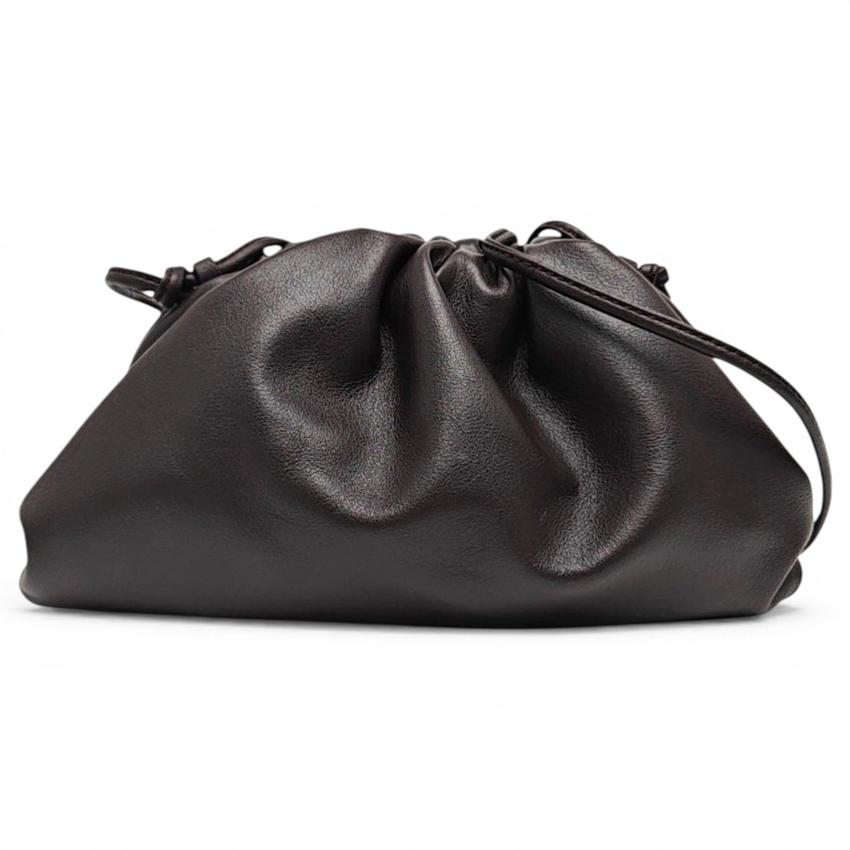 Pouch leather crossbody bag