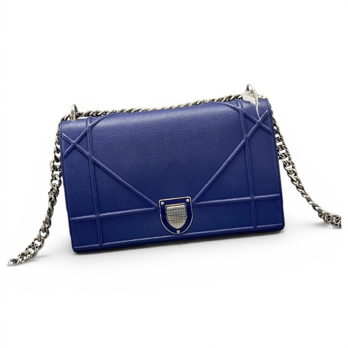 Diorama leather handbag