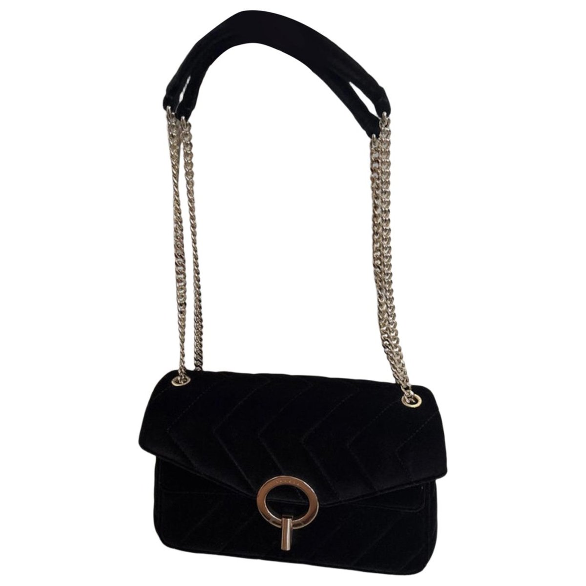 Yza velvet crossbody bag
