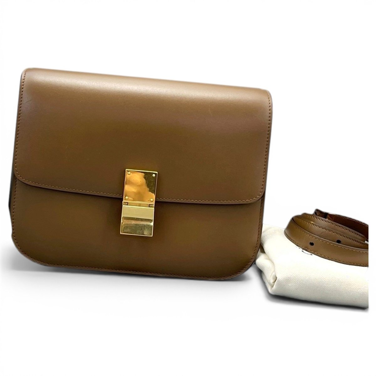 Classic leather handbag
