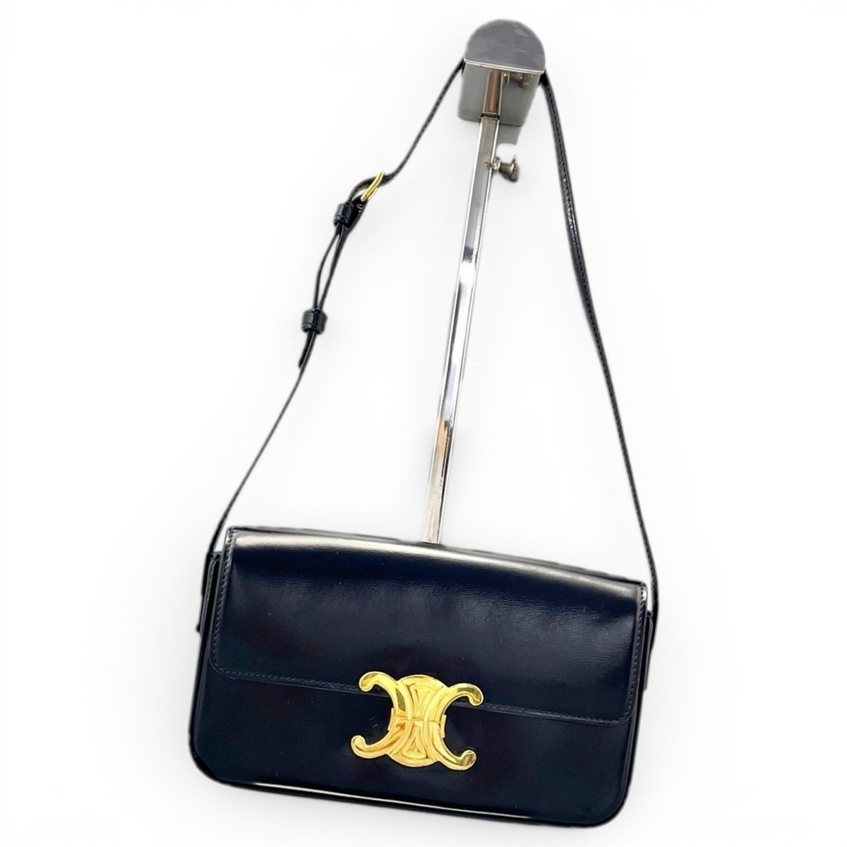 Triomphe Long leather handbag