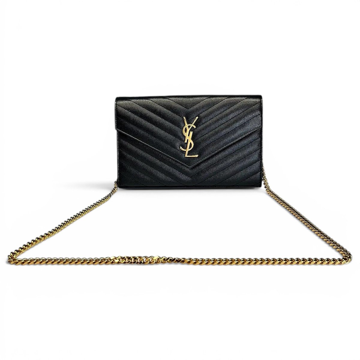 Portefeuille enveloppe leather crossbody bag