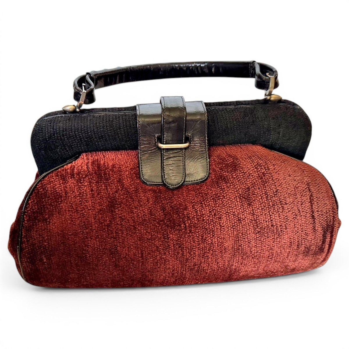 Velvet handbag
