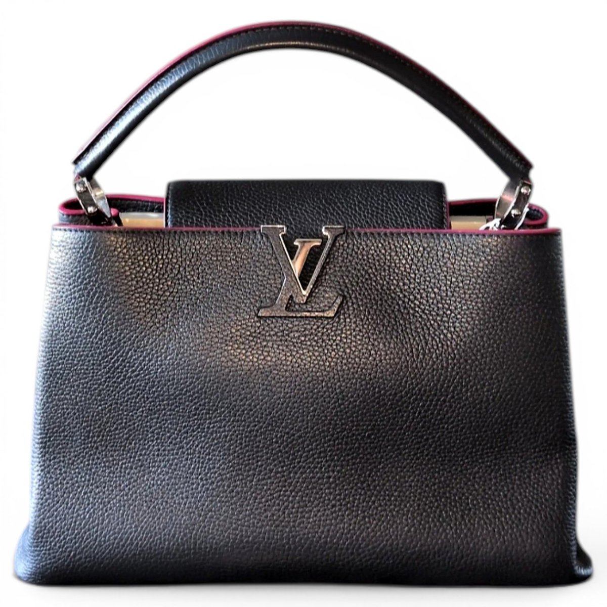 Capucines leather handbag