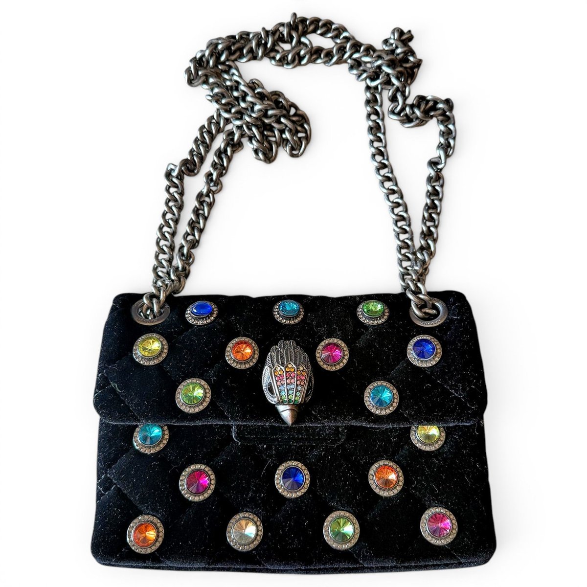 Velvet handbag