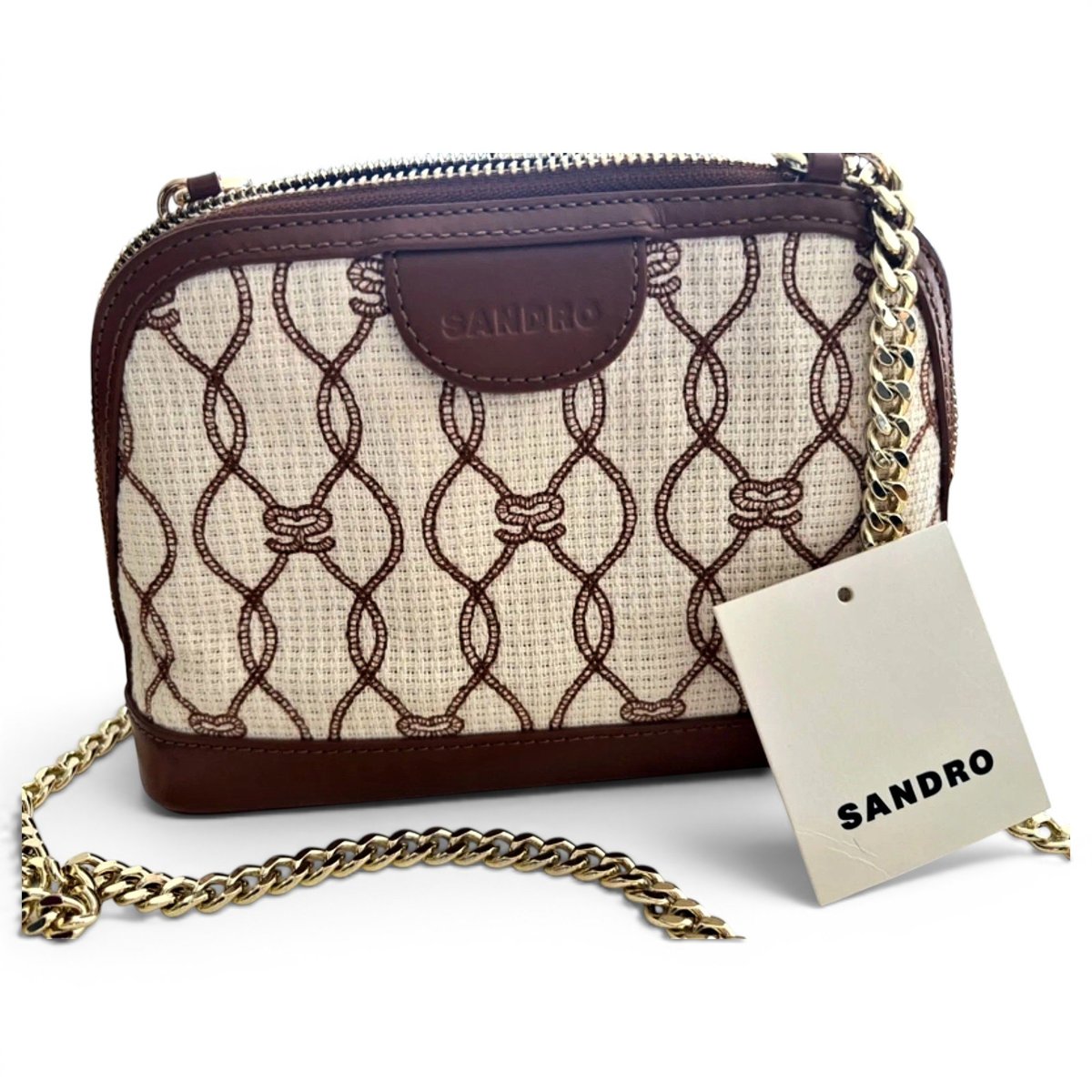 Addict leather clutch bag
