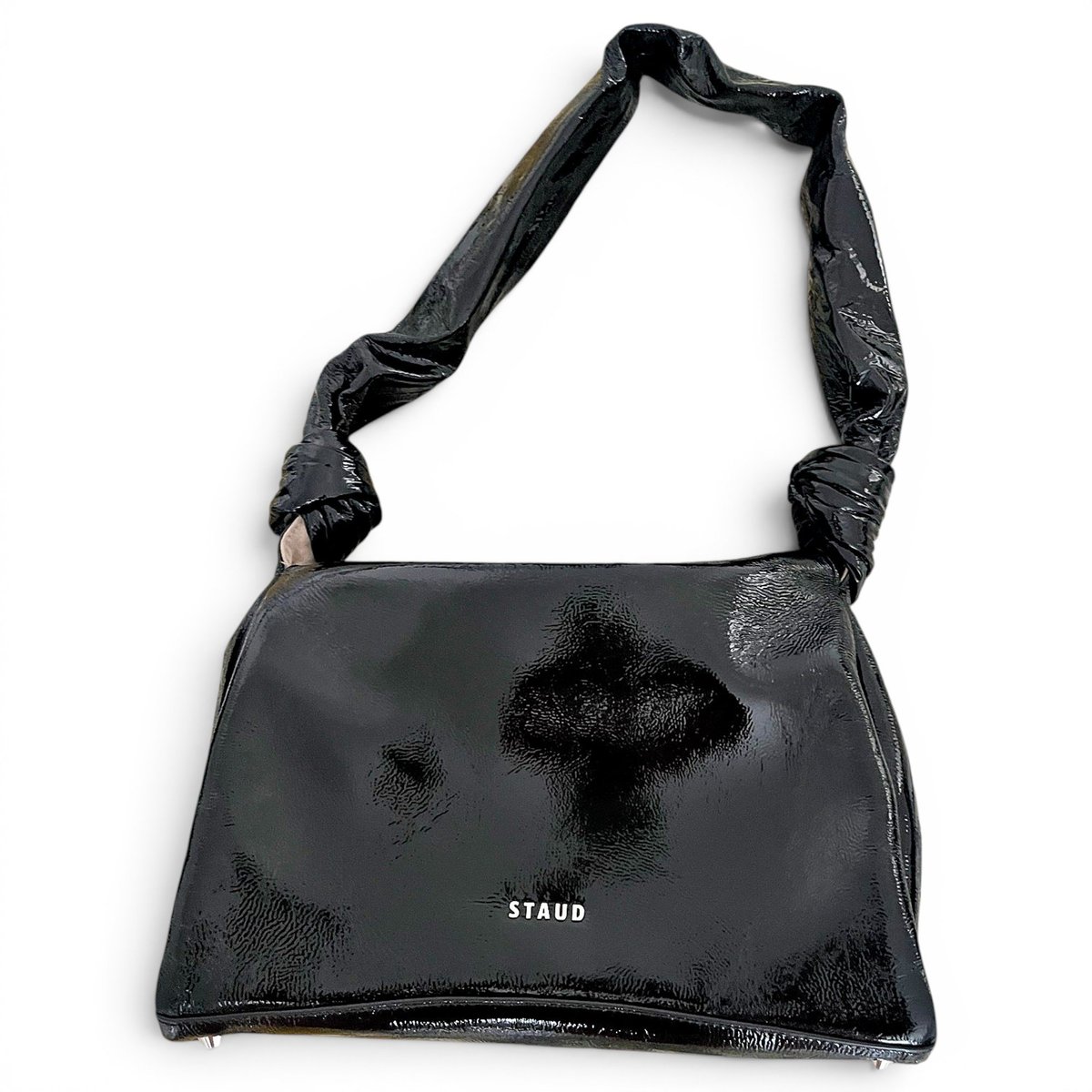 Patent leather handbag