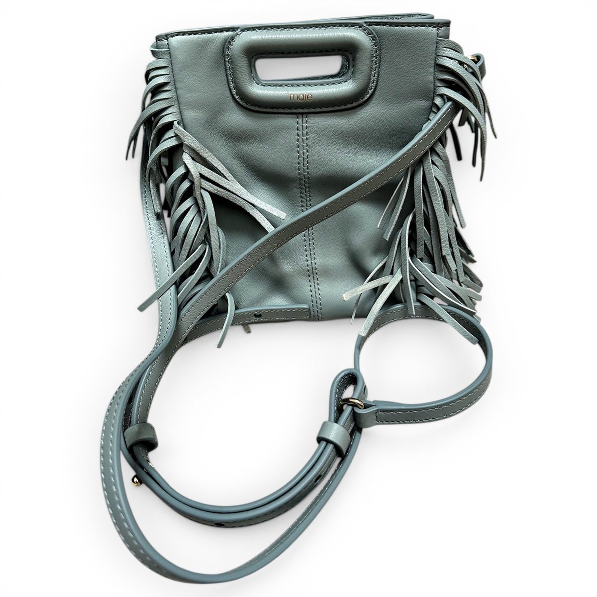 Sac M vegan leather crossbody bag