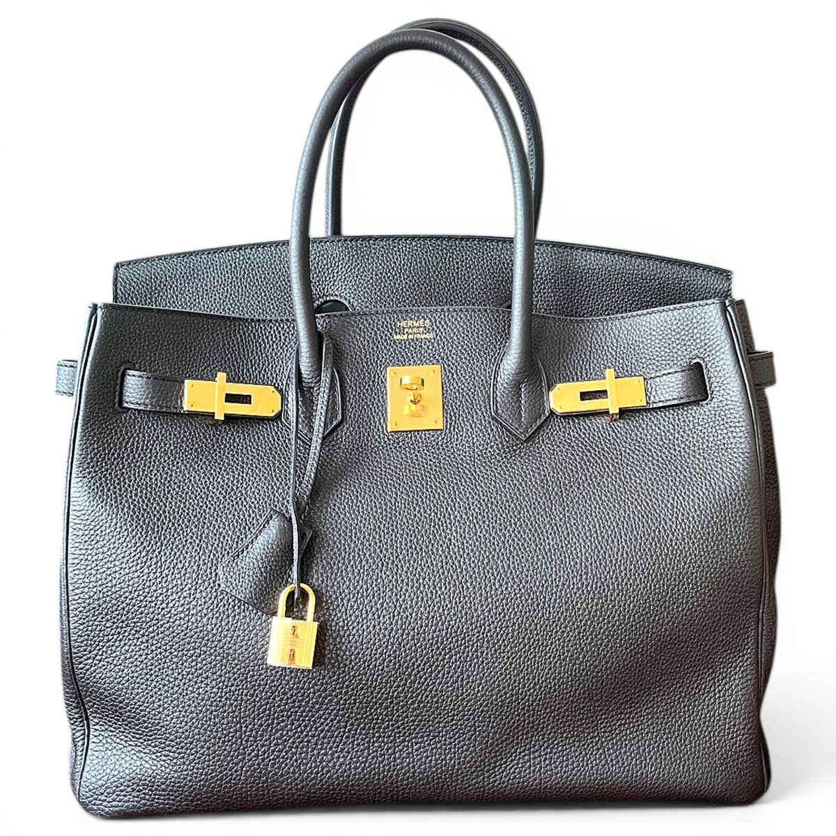 Birkin 35 leather handbag