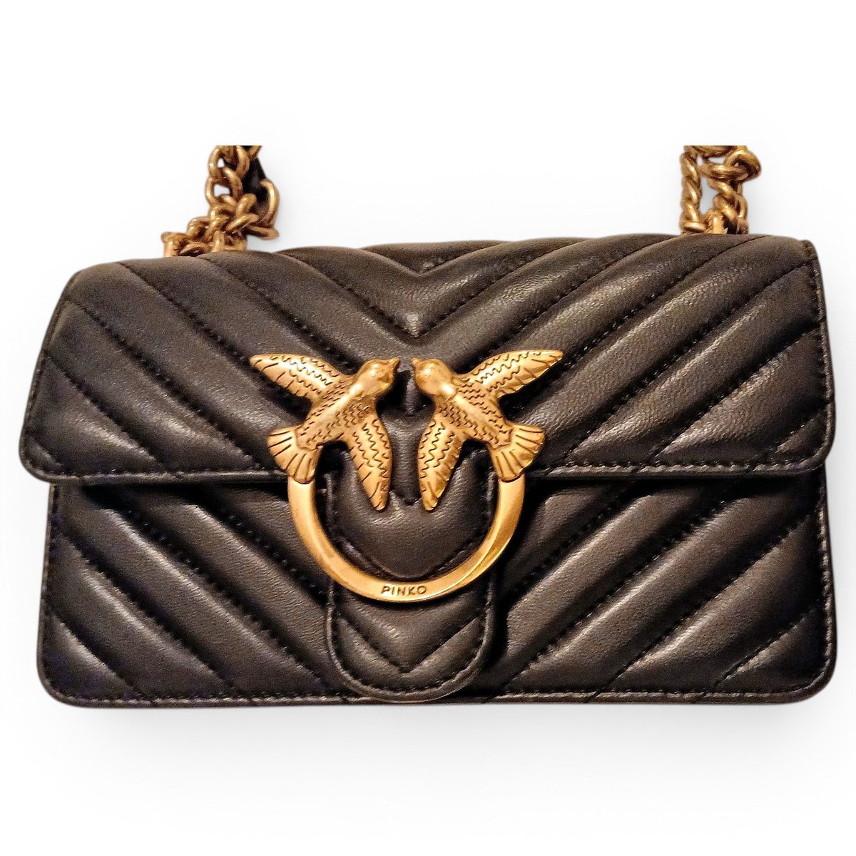 Love Bag leather clutch bag