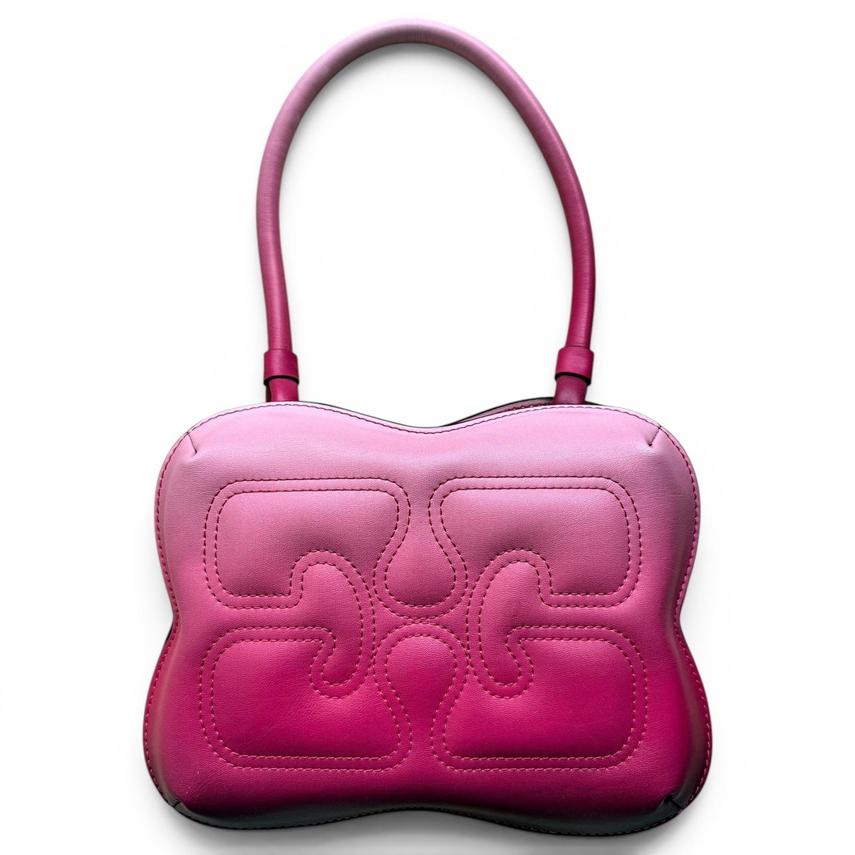 Butterfly leather handbag